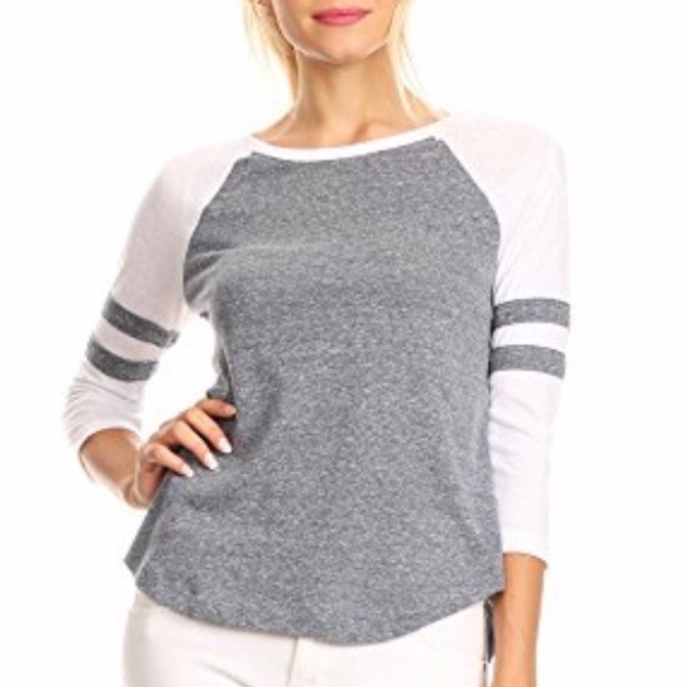 Women's relaxed baseball shirt maroon